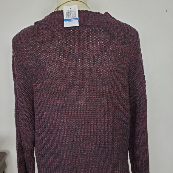 Ultra Flirt Varsity Collegiate Dark Academia Preppy Knit Sweater, NWT, Size M - Picture 7 of 12